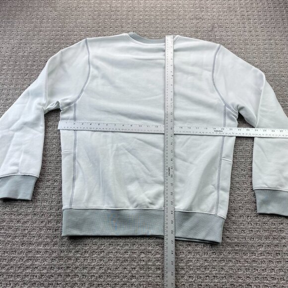 Nike Blue Devils NC 1838 Crew Neck Sweater Men Small S White Spell Out Swoosh - Picture 9 of 11